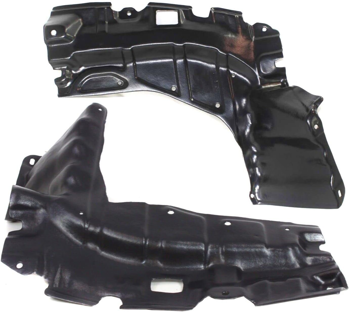 Set of 2 Front Engine Splash Shield Under Cover Left Driver & Right Passenger Side Direct Replacement Compatible with 2000-2005 Toyota Echo / 2004-2006 XA SC1228108 SC1228105