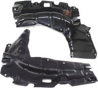 Set of 2 Front Engine Splash Shield Under Cover Left Driver & Right Passenger Side Direct Replacement Compatible with 2000-2005 Toyota Echo / 2004-2006 XA SC1228108 SC1228105