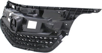 Front Grille Bar Cover + Frame Shell And Insert Primed + Upper & Lower Moldings Left Driver & Right Passenger Side Direct Replacement Compatible With 2012-2014 Acura TL AC1200120