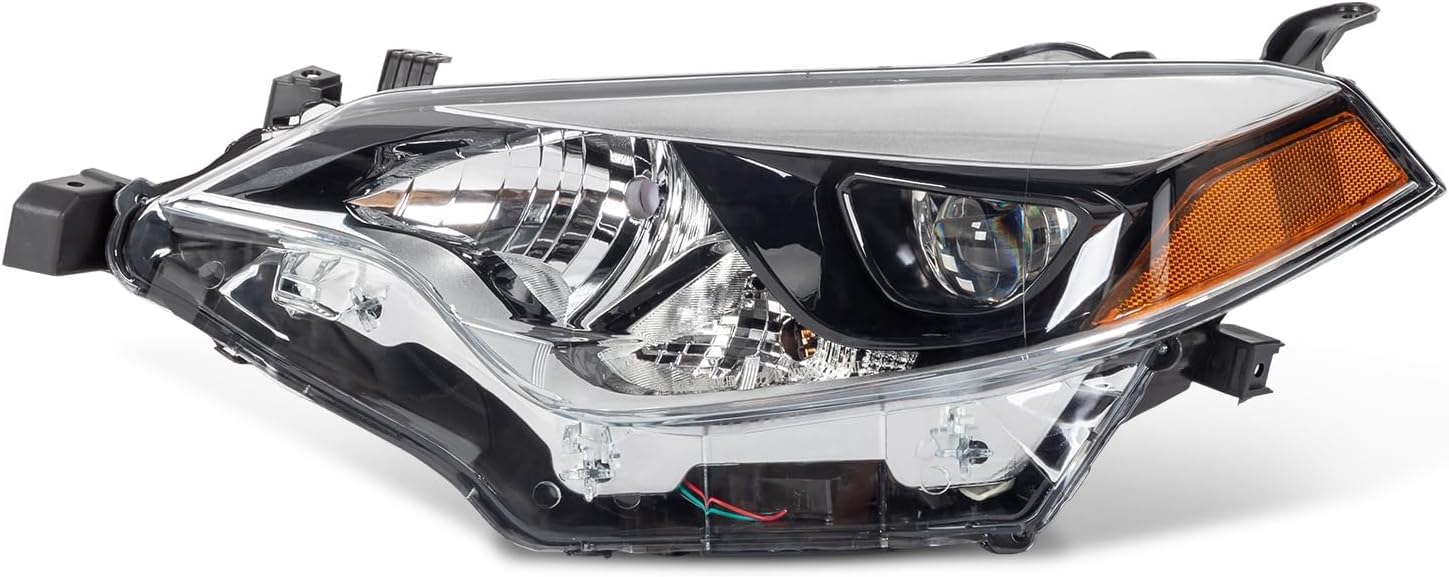 Set Of 2 Front Head Light Assembly Left Driver & Right Passenger Side Direct Replacement Compatible With 2014-2016 Toyota Corolla TO2503216 TO2502216 8111002E60 8115002E60