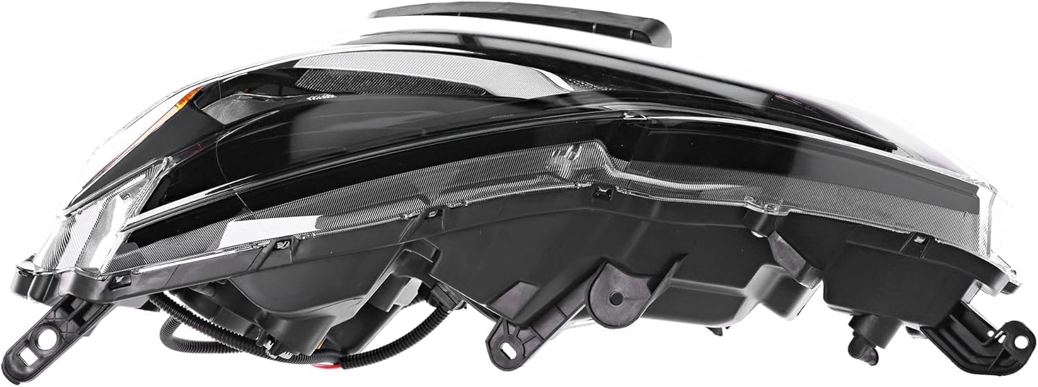 Front Head Light Assembly Left Driver Side Direct Replacement Compatible With 2016-2019 Nissan Sentra NI2502244 260603YU0A