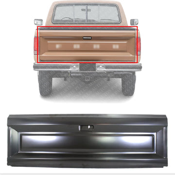 Tailgate Fleetside Steel Direct Replacement Compatible with 1980-1986 Ford F-Series FO1900103 EOTZ9940700A