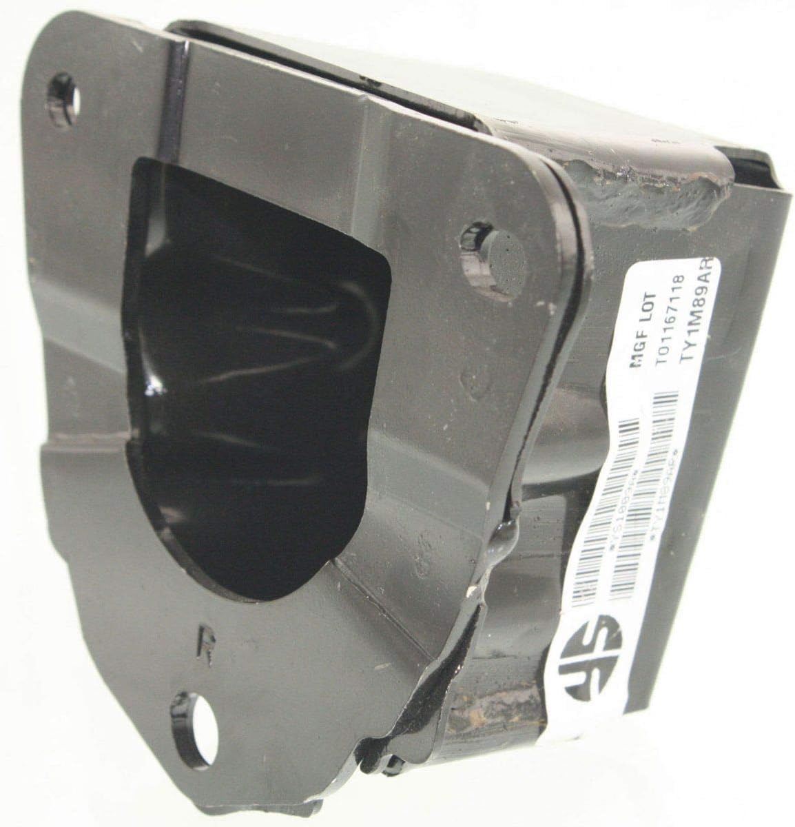 Rear Bumper Reinforcement Bracket Steel Right Passenger Side Direct Replacement Compatible With 2010-2015 Toyota Prius / 2012-2015 Plug-In TO1167118 5201547040
