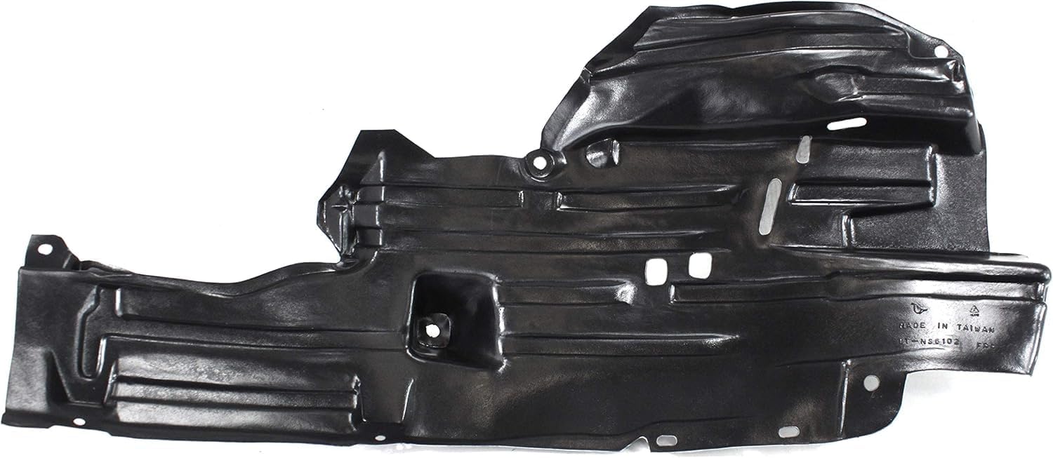 Front Fender Liner Rear Section Right Passenger Side Direct Replacement Compatible With 2003-2009 Nissan 350Z NI1251131 NI1251138 63842CD000 63842CF40A