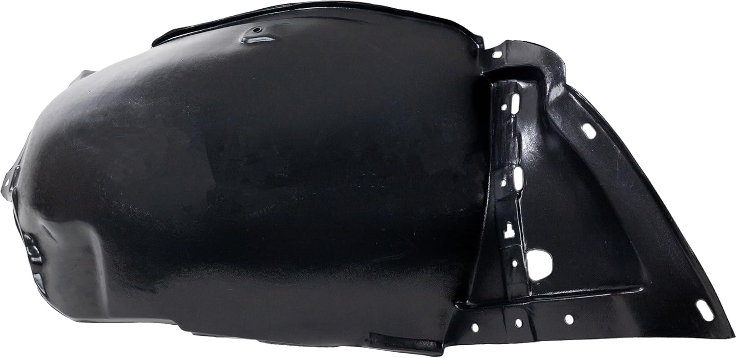 Front Section Fender Liner Left Driver Side Direct Replacement Compatible With 2007-2008 Infiniti G35 / 2009-2013 G37 IN1248119 63845JK30A