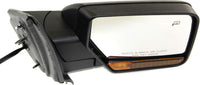 Front Power Mirror Manual Folding Heated Textured Right Passenger Side Direct Replacement Compatible With 2011 Ford Expedition FO1321363 8L1Z17682BA BL1Z17682BA-PFM