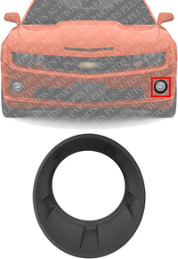 Front Fog Light Molding Bezel Primed Left Driver Side Direct Replacement Compatible With 2010-2013 Chevrolet Camaro GM1038118 92218023