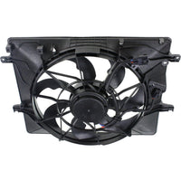 Front Radiator Single Fan Assembly Direct Replacement Compatible with 2013-2014 Hyundai Genesis HY3115147 253802M500