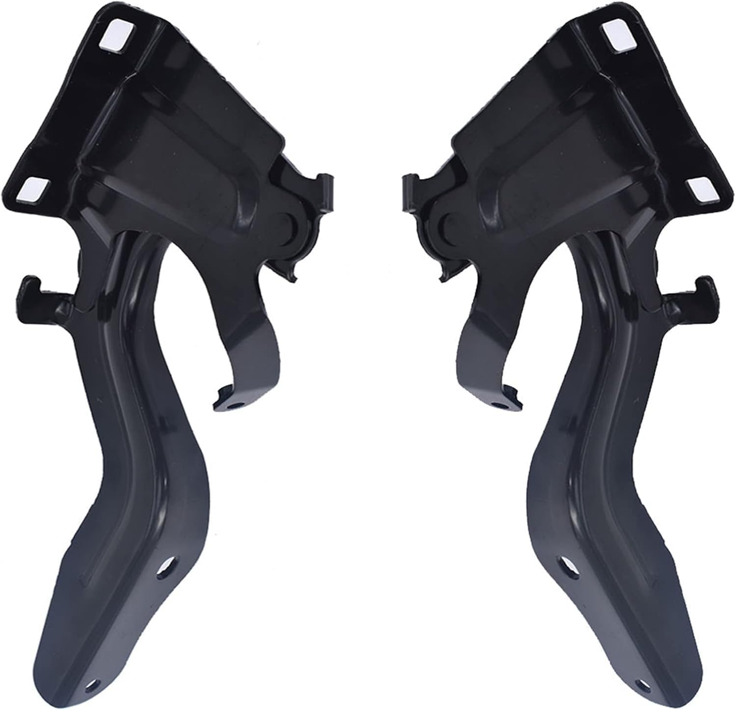 Set Of 2 Front Hood Hinge Steel Left Driver & Right Passenger Side Direct Replacement Compatible With 2014-2020 Nissan Rogue NI1236149 NI1236148 654004BA0A 654014BA0A