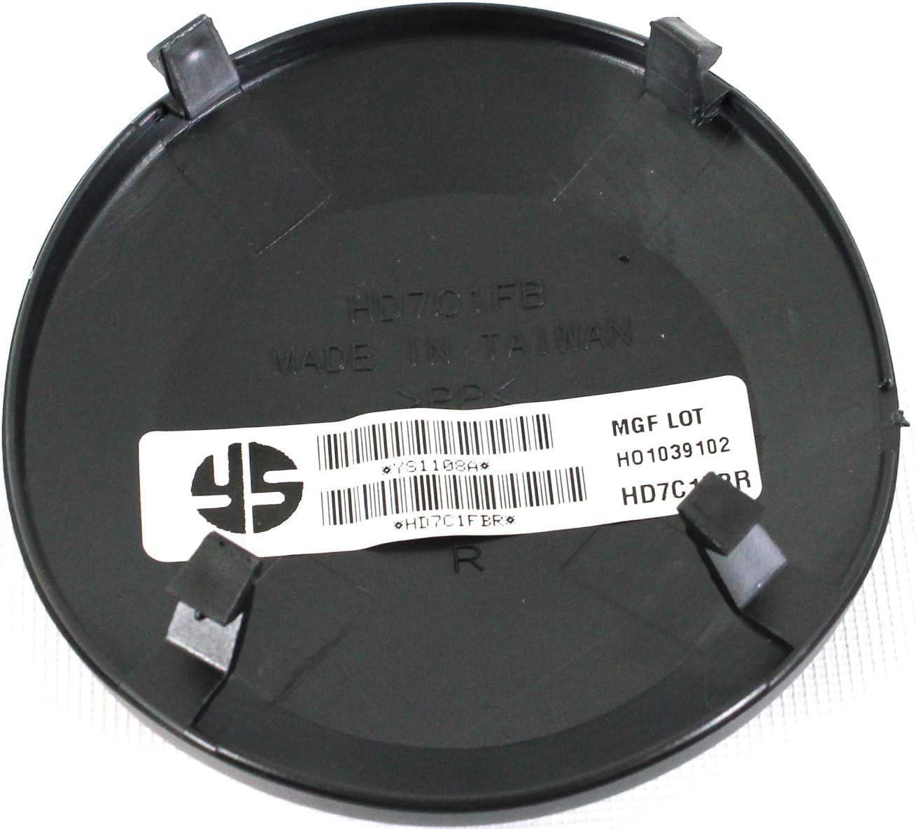 Front Fog Light Cover Primed Right Passenger Side Direct Replacement Compatible With 2009-2011 Honda Pilot HO1039102 71112SZAA00ZA