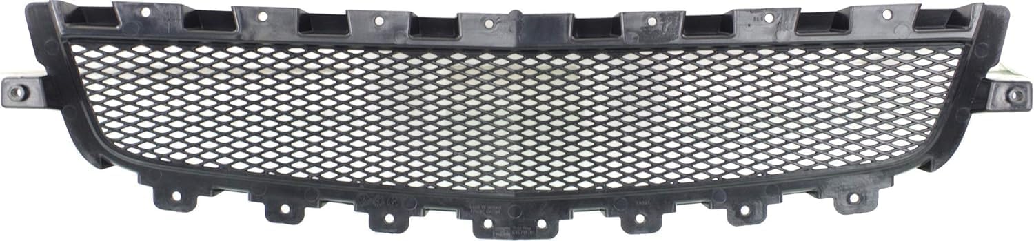 Set Of 3 Front Grille Cover + Upper & Center Paintable Shell and Insert Direct Replacement Compatible With 2008-2012 Chevrolet Malibu GM1223104 GM1200600 GM1200601 15823699 15823700