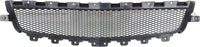 Set Of 3 Front Grille Cover + Upper & Center Paintable Shell and Insert Direct Replacement Compatible With 2008-2012 Chevrolet Malibu GM1223104 GM1200600 GM1200601 15823699 15823700