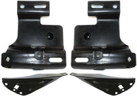 Set Of 4 Front Bumper Bracket Left Driver & Right Passenger Side Direct Replacement Compatible With 2001-2005 Ford Ranger FO1066143 FO1067143 FO1066144 FO1067144 1L5Z17859AA