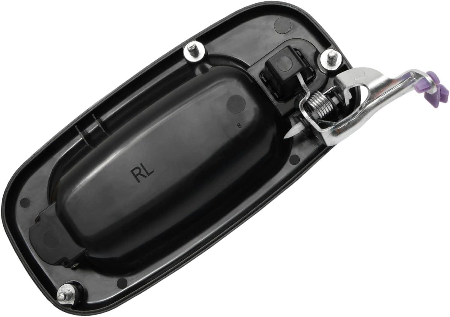 Rear Exterior Door Handle Textured Without Keyhole Left Driver Side Direct Replacement Compatible with 1999-2006 Chevrolet Silverado/GMC Sierra GM1520105 15721571 19356470