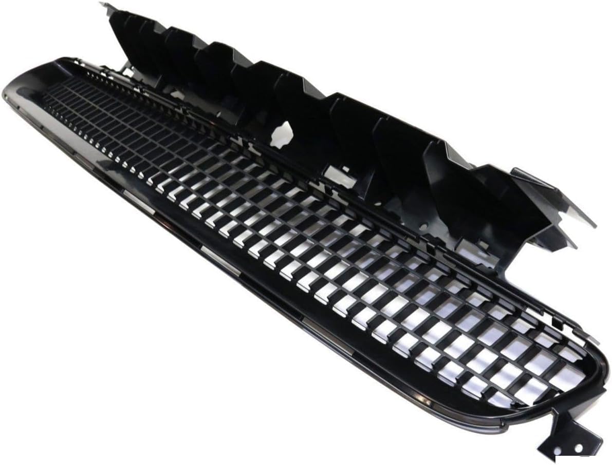 AUTOS PARTS PLUS Front Bumper Lower Grille Black Direct Replacement Compatible With 2011-2014 Dodge Challenger H1036129 68109841AA
