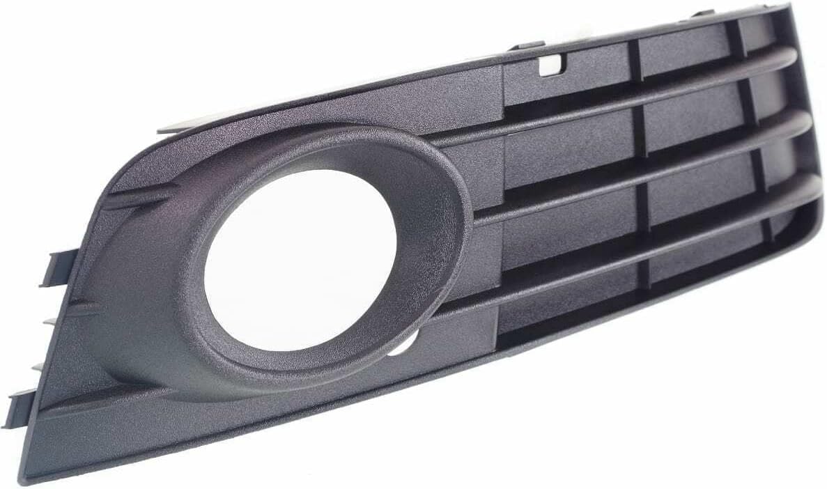 Set Of 2 Front Fog Light Molding Primed Plastic Left Driver & Right Passenger Side Direct Replacement Compatible With 2009-2012 Audi A4 AU1038119 AU1039119 8K0807682A01C 8K0807681A01C