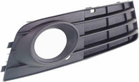 Set Of 2 Front Fog Light Molding Primed Plastic Left Driver & Right Passenger Side Direct Replacement Compatible With 2009-2012 Audi A4 AU1038119 AU1039119 8K0807682A01C 8K0807681A01C