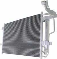 Front A/C Condenser Aluminum Core Direct Replacement Compatible With 2010-2013 Mazda 3 MA3030156 BBP261480C