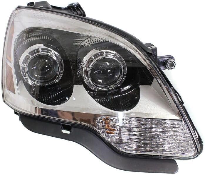 Set Of 2 Front Headlight Assembly Halogen Right Passenger & Left Driver Side Direct Replacement Compatible With 2008-2012 GMC Acadia GM2503358 GM2502358 20912394 20912393
