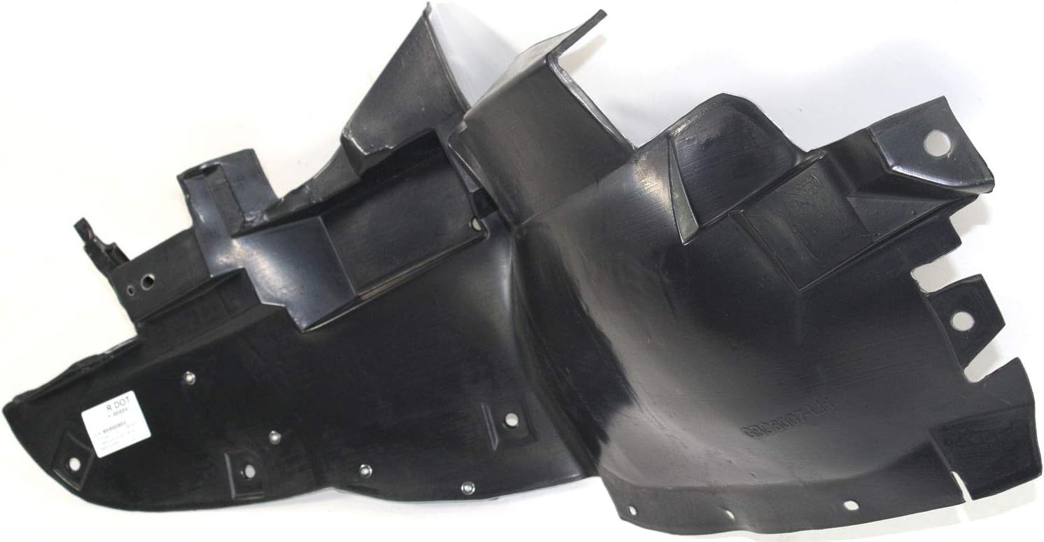 Front Fender Liner Rear Section Left Driver Side Direct Replacement Compatible With 1999-2005 Pontiac Grand Am GM1248148 22611445