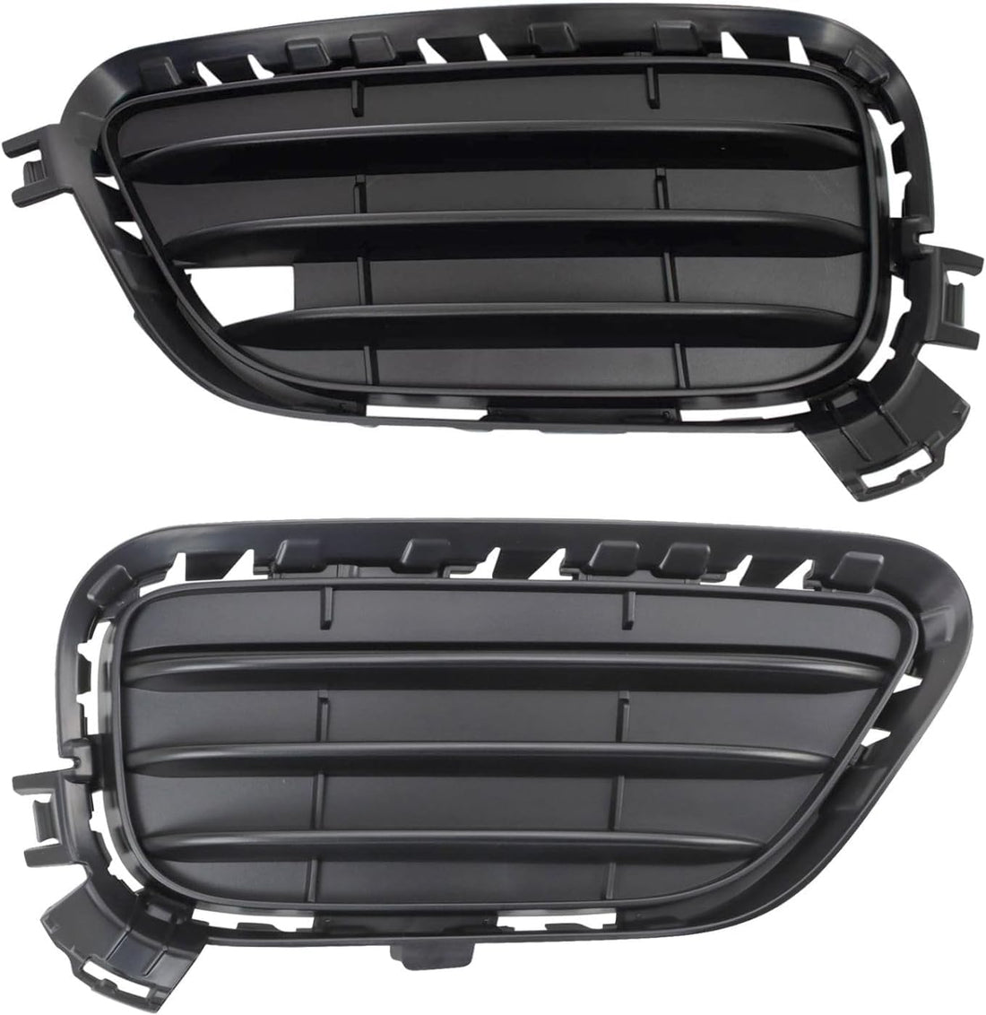 Set Of 2 Front Bumper Outer Grille Left Driver & Right Passenger Side Direct Replacement Compatible With 2015-2017 BMW X3 BM1039174 BM1038174 51117338514 51117338513