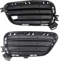 Set Of 2 Front Bumper Outer Grille Left Driver & Right Passenger Side Direct Replacement Compatible With 2015-2017 BMW X3 BM1039174 BM1038174 51117338514 51117338513
