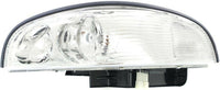 Set Of 2 Front Headlight Assembly Right Passenger & Left Driver Side Direct Replacement Compatible With 1997-2005 Buick Park Avenue GM2502160 GM2503160 25689659 25689660