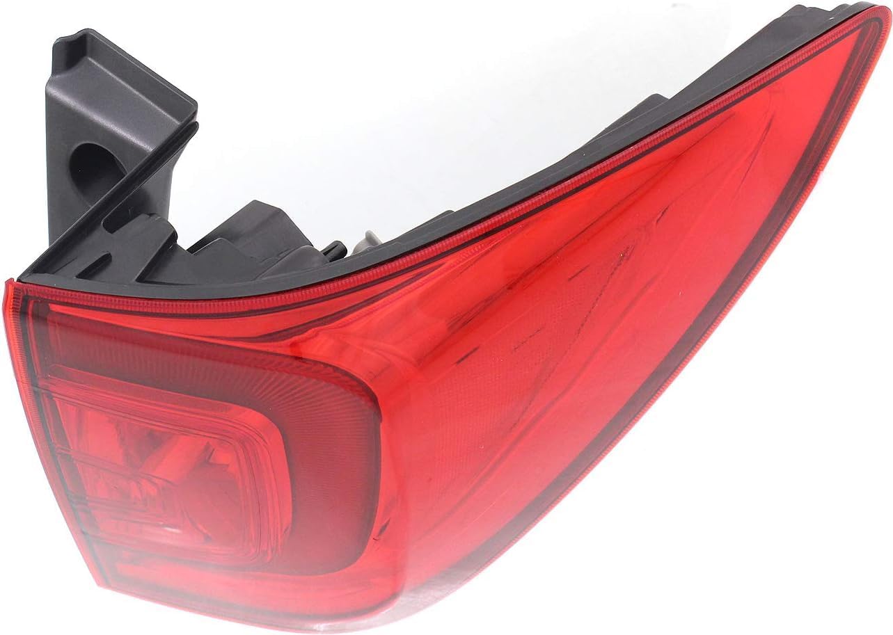 Tail Light Outer Assembly Right Passenger Side Direct Replacement Compatible With 2016-2018 Honda Pilot / 2022-2023 Passport HO2805107 33500TG7A01