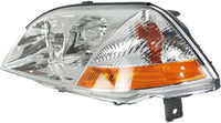 Front Head Light + Fog Lamp Lens And Housing Right Passenger & Left Driver Side Direct Replacement Compatible With 2001-2003 Acura MDX AC2519103 AC2518103 AC2592103 AC2593103