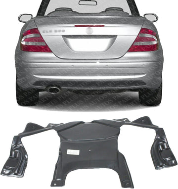 Rear Engine Splash Shield Under Cover Plastic Direct Replacement Compatible with 2003-2006 Mercedes Benz CLK-Class MB1228112 2095242830