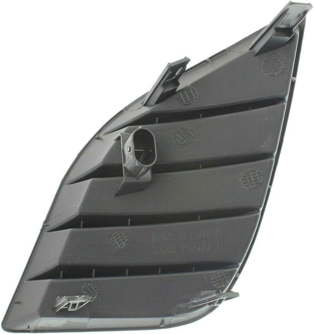 Front Fog Light Cover Textured Left Driver Side Direct Replacement Compatible With 2014-2016 Toyota Corolla TO1038170 8148202320