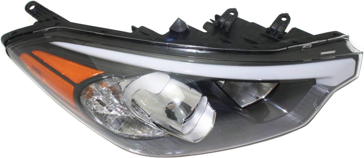 Set Of 2 Front Head Light Assembly Left Driver & Right Passenger Side Direct Replacement Compatible With 2014-2016 Kia Forte KI2503170 KI2502170 92102A7200 92101A7200