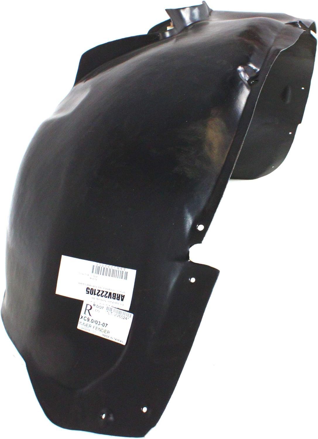 Front Fender Liner Right Passenger Side Direct Replacement Compatible With 2003-2014 Volvo XC90 VO1249111 313537094