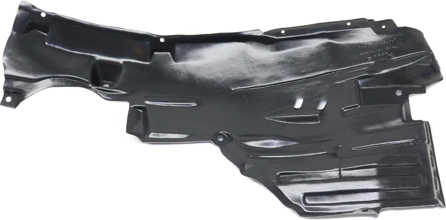Front Fender Liner Rear Section Left Driver Side Direct Replacement Compatible With 2005-2006 Infiniti G35 IN1250107 63843AC500