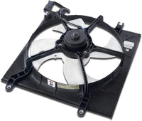 Front Radiator Cooling Fan & Motor Assembly Right passenger Side Direct Replacement Compatible With 1997-2001 Honda CR-V HO3115106 19015P3F004-PFM