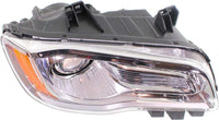 Front Headlight Assembly With Chrome Interior Right Passenger Side Direct Replacement Compatible With 2011-2014 Chrysler 300 68143002AC-PFM