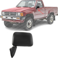 Front Mirror Manual Adjust & Folding Non-Heated Textured Left Driver Side Direct Replacement Compatible With 1987-1988 Toyota Pickup / 1987-1989 4Runner TO1320109 8794089135