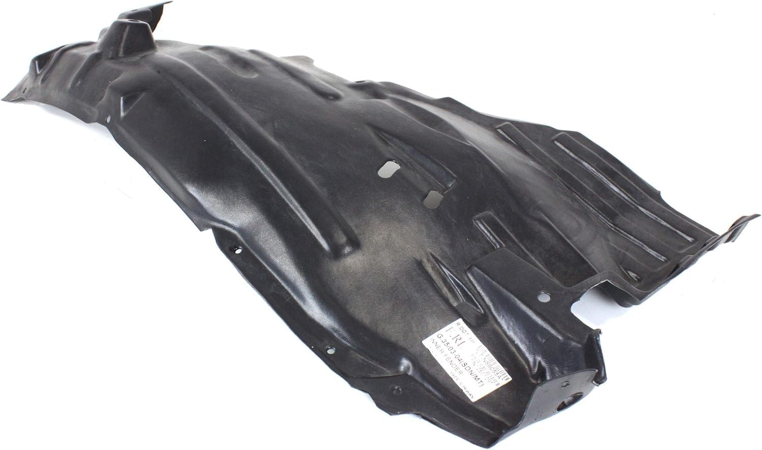 Front Fender Liner Rear Section Left Driver Side Direct Replacement Compatible With 2003-2004 Infiniti G35 IN1250109 63843AC100
