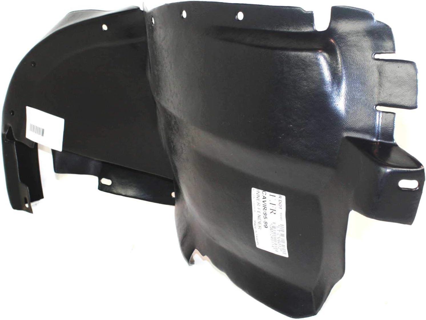 Front Section Fender Liner Right Passenger Side Direct Replacement Compatible With 1995-1999 Chevrolet Cavalier GM1249114 22659742