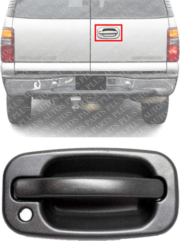 Rear Exterior Door Handel Textured Direct Replacement Compatible with 2000-2006 Chevrolet Tahoe/GMC Yukon GM1820105 15095436
