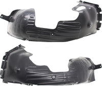 Set Of 2 Front Fender Liner Left Driver & Right Passenger Side Direct Replacement Compatible With 2016-2018 Kia Optima KI1249145 KI1248145 86812D5000 86811D5000