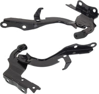 Set Of 2 Front Hood Hinge Steel Left Driver & Right Passenger Side Direct Replacement Compatible With 2016-2022 Lexus RX350 / RX350L / RX450h LX1236141 LX1236140 534100E180 534200E180
