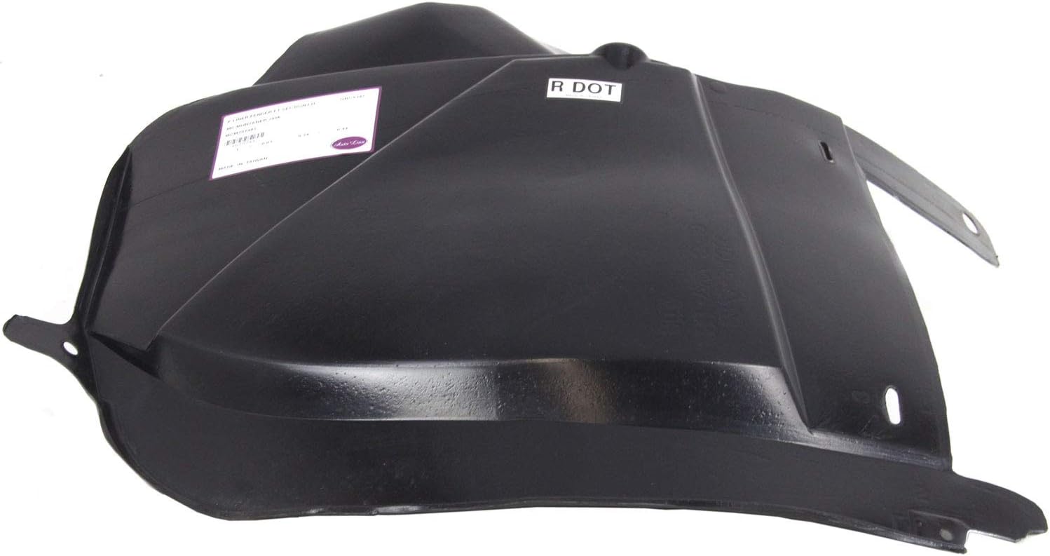 Front Section Fender Liner Extension Left Driver Side Direct Replacement Compatible With 2006-2010 Mercury Mountaineer FO1250139 6L9Z16D073AA