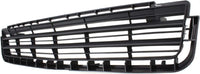 Front Bumper Cover Primed Plastic + Upper & Lower Grille Replacement Compatible With 2009-2010 Pontiac Vibe