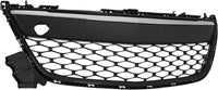 Front Bumper Grille Black With Chrome Trim Direct Replacement Compatible With 2010-2012 Mazda CX-7 MA1036121 EH44501T0H