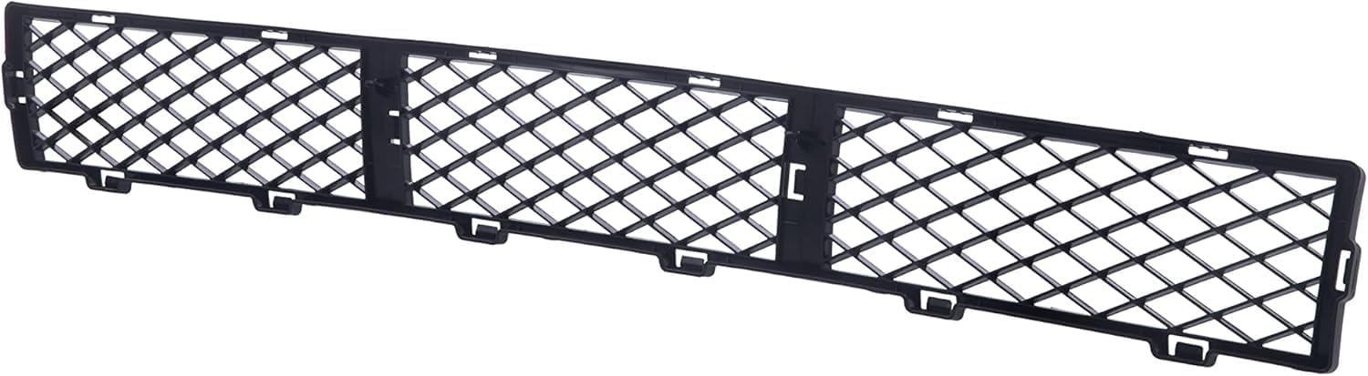 Front Bumper Grille Textured Plastic Direct Replacement Compatible With 2008-2011 Ford Focus FO1036124 8S4Z17K945AA
