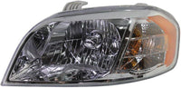 Set Of 2 Head Light Assembly Halogen Right Passenger & Left Driver Side Direct Replacement Compatible With 2007-2011 Chevrolet Aveo 96650525 96650526