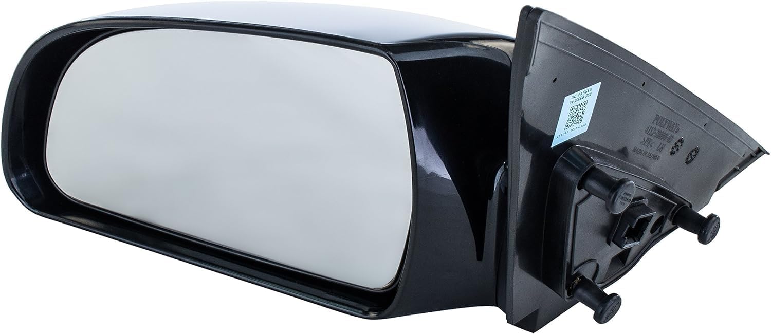 Front Power Mirror Non-Folding Heated Primed Left Driver Side Direct Replacement Compatible With 2007-2010 Hyundai Sonata HY1320149 876100A000