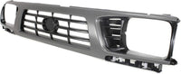 Front Grille Gray Shell With Painted Black Insert Plastic Direct Replacement Compatible With 1995-1997 Toyota Tacoma TO1200198 5310035310