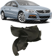 Front Section Fender Liner Right Passenger Side Direct Replacement Compatible With 2009-2012 Volkswagen Passat CC VW1249111 3C8805912A9B9